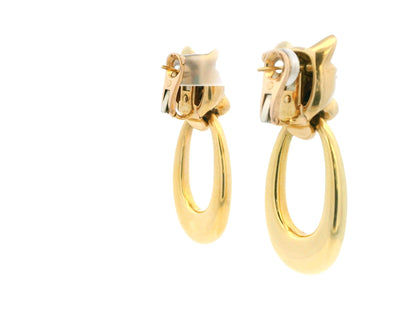 Cartier Panther 18K Yellow Gold Day & Night Ears Door-knockers