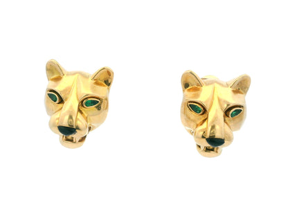 Cartier Panther 18K Yellow Gold Day & Night Ears Door-knockers
