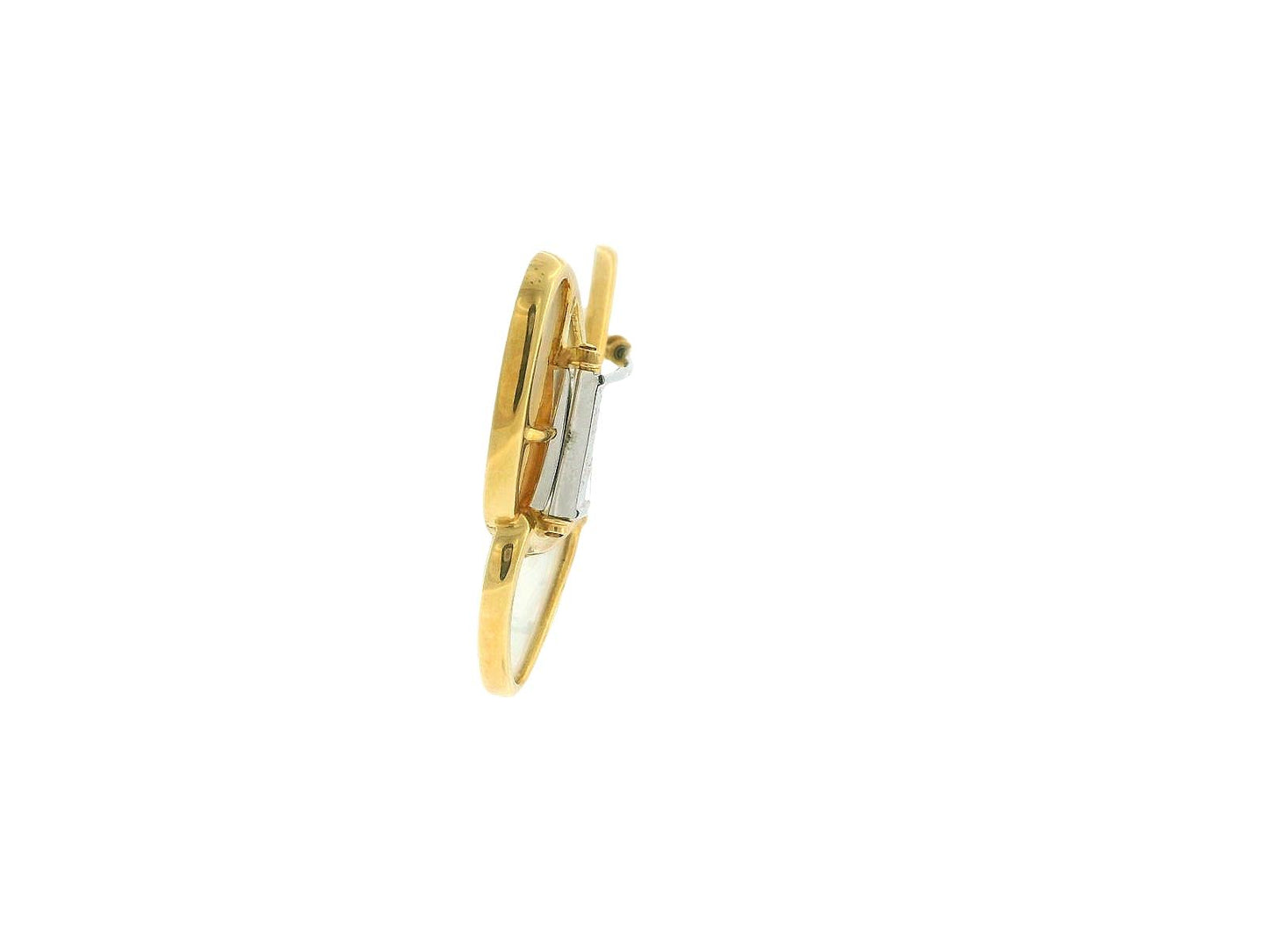 Van Cleef & Arpels Butterfly MOP Diamond 18K Yellow & White Gold Brooch