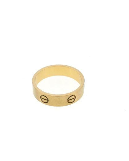 Cartier Love 18K Yellow Gold Ring Size 61
