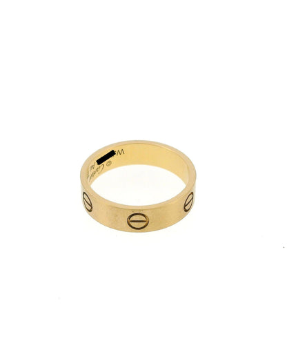 Cartier Love 18K Yellow Gold Ring Size 61