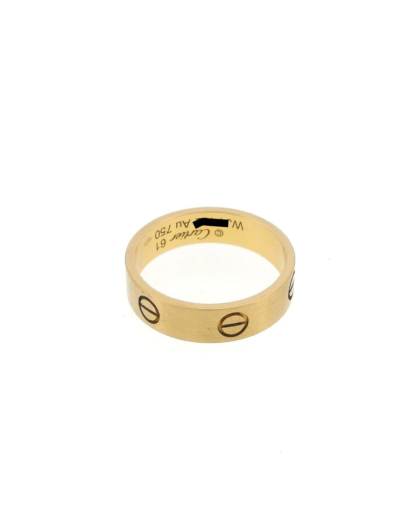 Cartier Love 18K Yellow Gold Ring Size 61