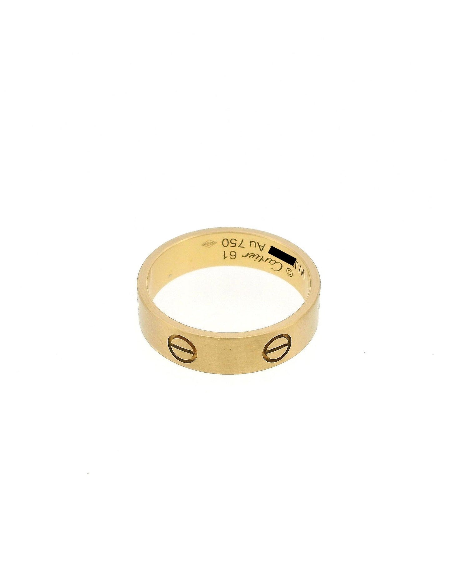Cartier Love 18K Yellow Gold Ring Size 61