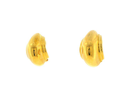 Tiffany & Co Paloma Picasso 18K Yellow Gold Half-Hoop Earrings W/Box