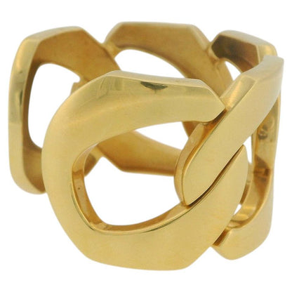 Seaman Shepps Five Curb-Chain Link Cuff In 18K Yellow Gold