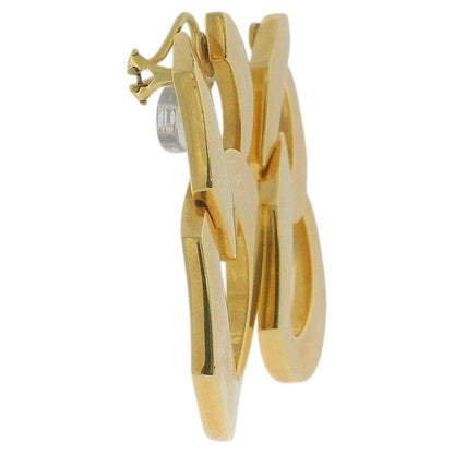 Seaman Shepps 18k Yellow Gold Curb-Link Earrings