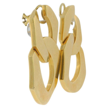 Seaman Shepps 18k Yellow Gold Curb-Link Earrings