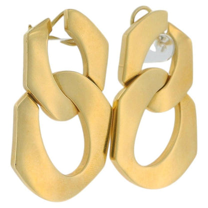 Seaman Shepps 18k Yellow Gold Curb-Link Earrings