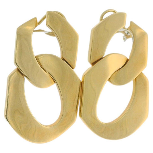 Seaman Shepps 18k Yellow Gold Curb-Link Earrings