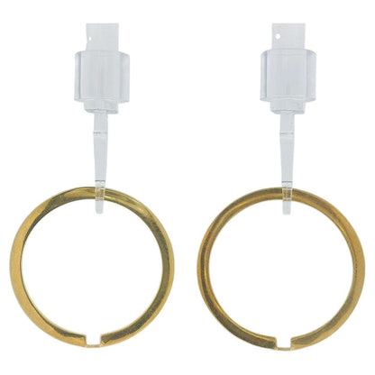 18K Yellow Gold Add-On Hoops For Earrings