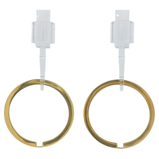 18K Yellow Gold Add-On Hoops For Earrings