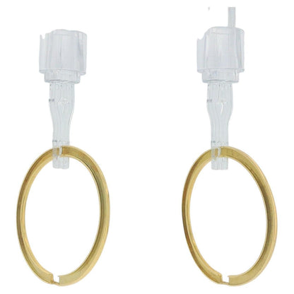 18K Yellow Gold Add-On Hoops For Earrings