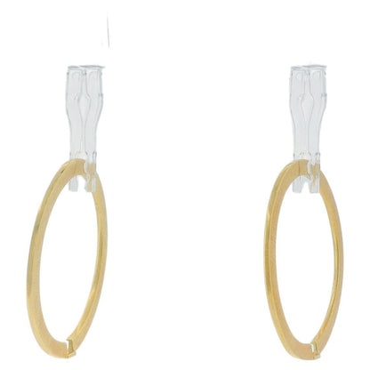 18K Yellow Gold Add-On Hoops For Earrings