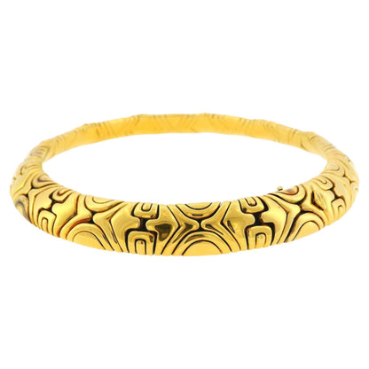 Bvlgari 'Alveare' 18K Yellow Gold Gold Necklace W/Pouch