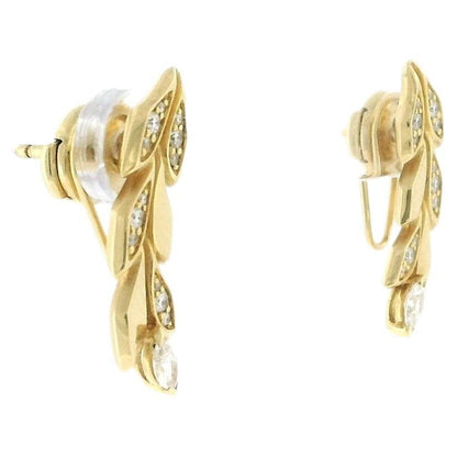 Tiffany Victoria vineclimber 1.65ct diamond earrings