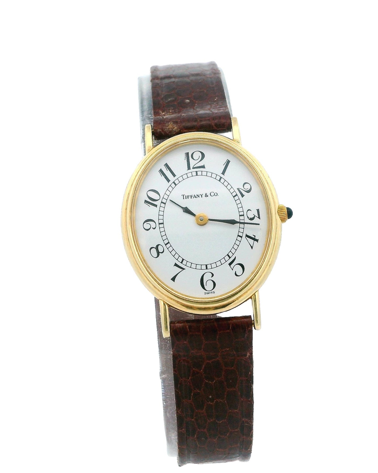 Tiffany & Co. Oval 14K Yellow Gold Ladies Watch