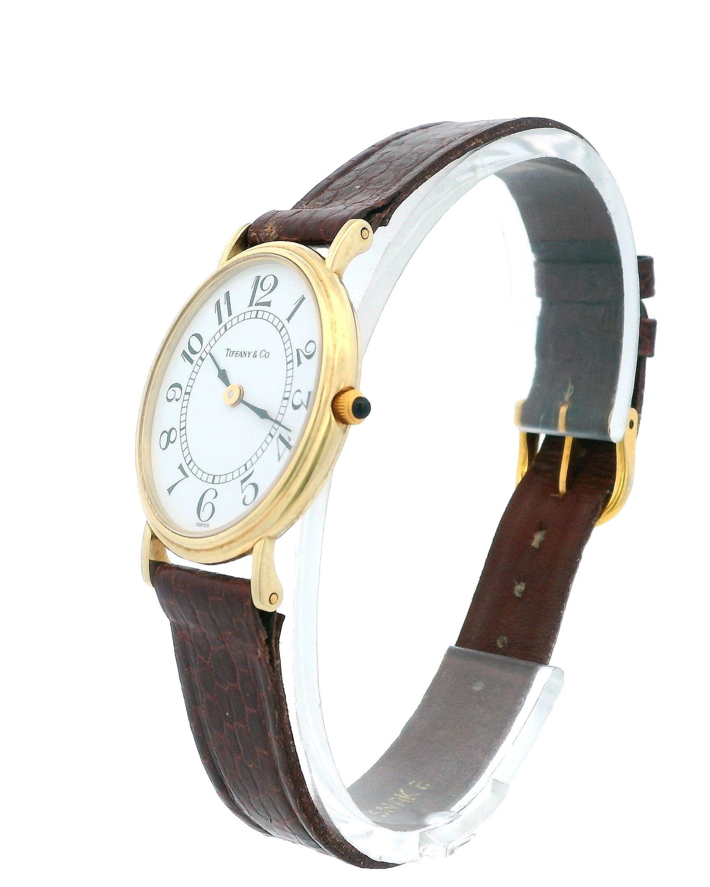 Tiffany & Co. Oval 14K Yellow Gold Ladies Watch