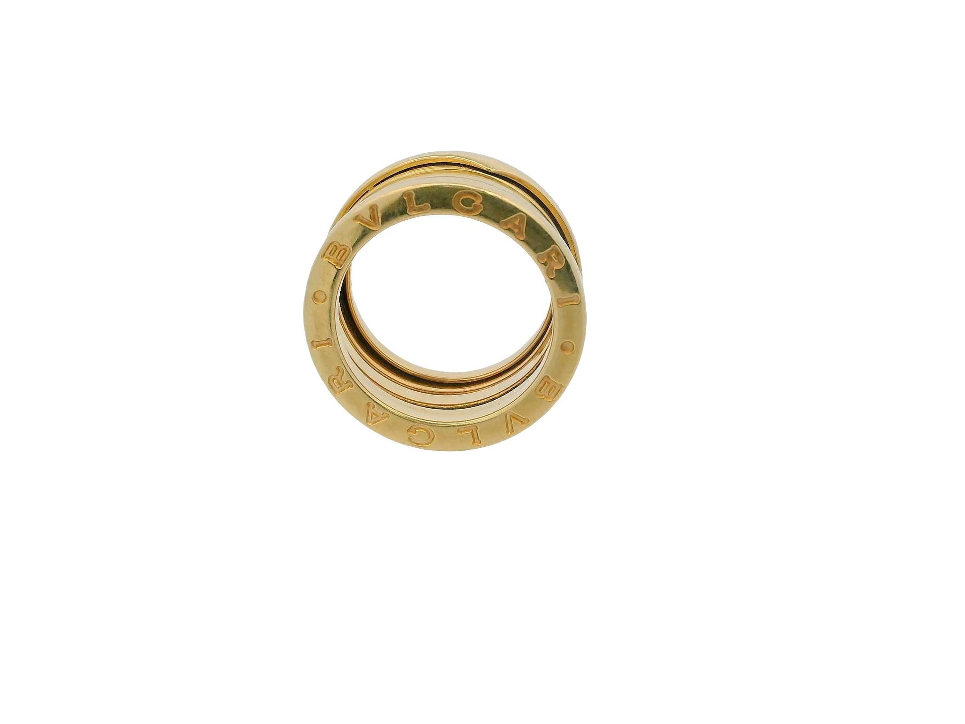 Bvlgari B.zero1 Four-Band Ring in 18 kt yellow gold Size 5