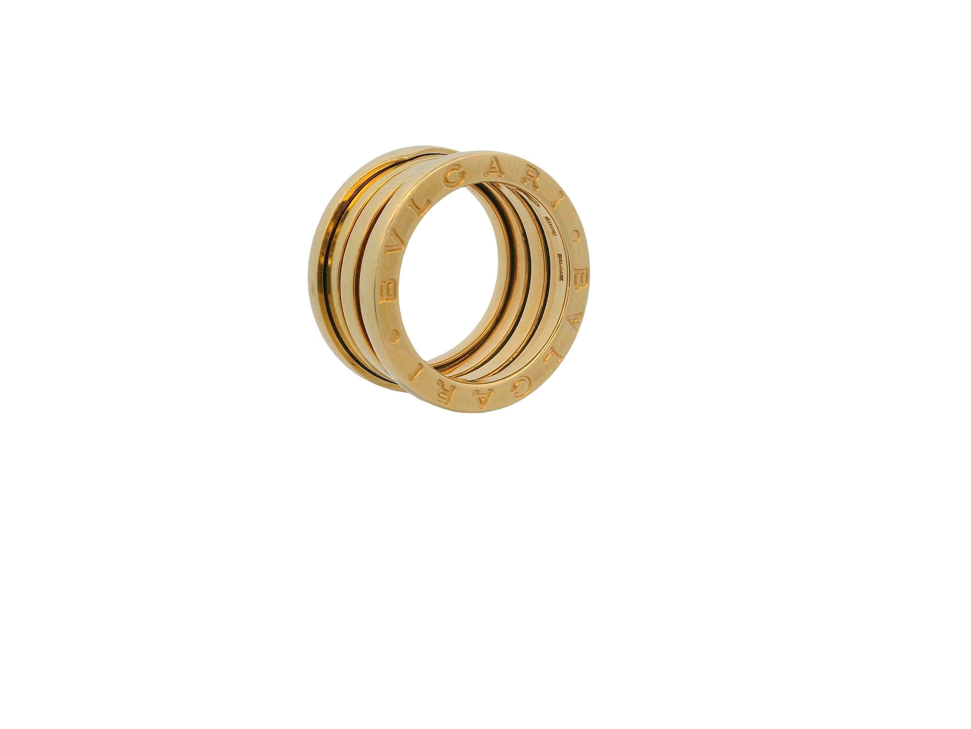 Bvlgari B.zero1 Four-Band Ring in 18 kt yellow gold Size 5