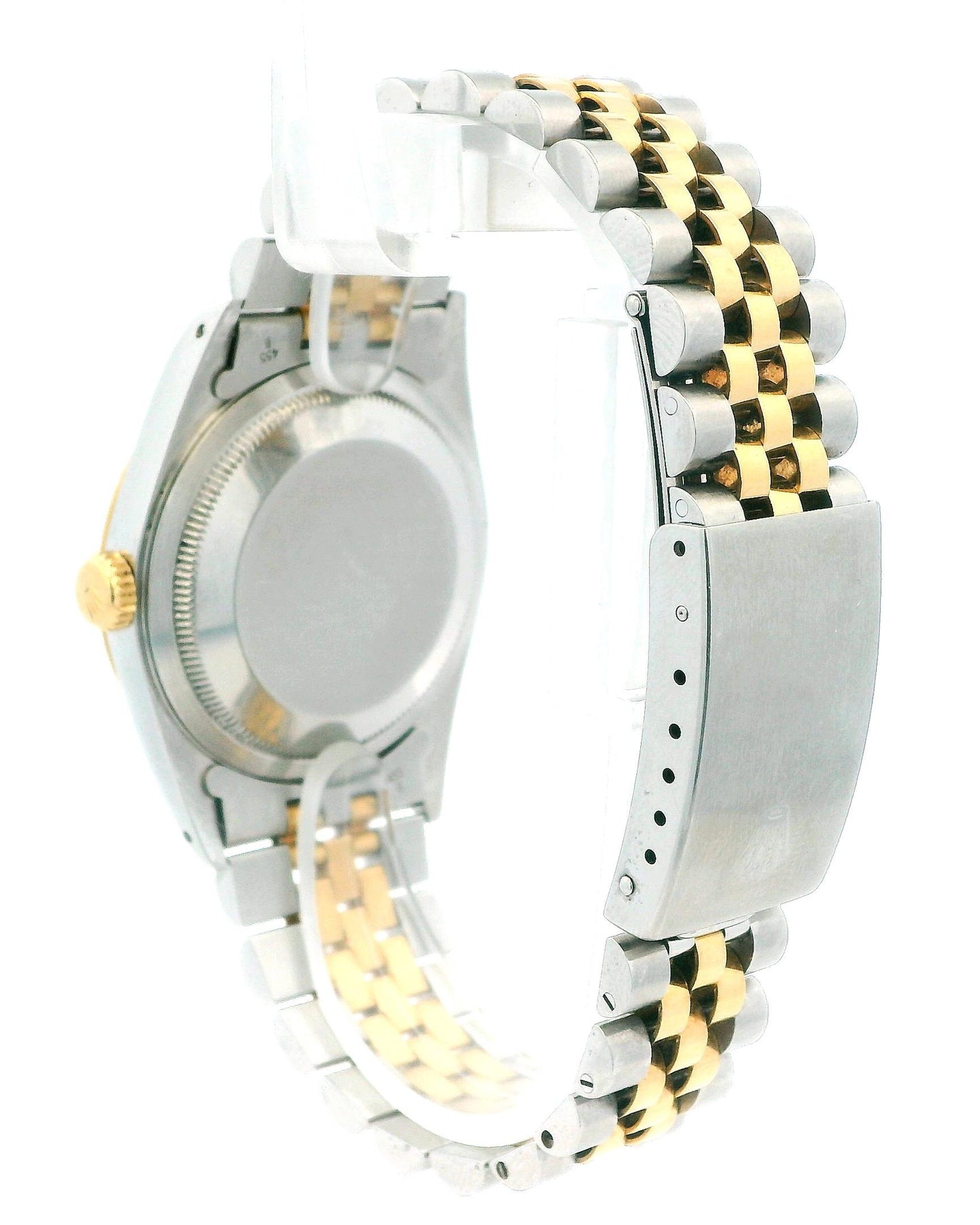 Rolex  Datejust 16233 Ivory Pyramid Dial Watch Full Set