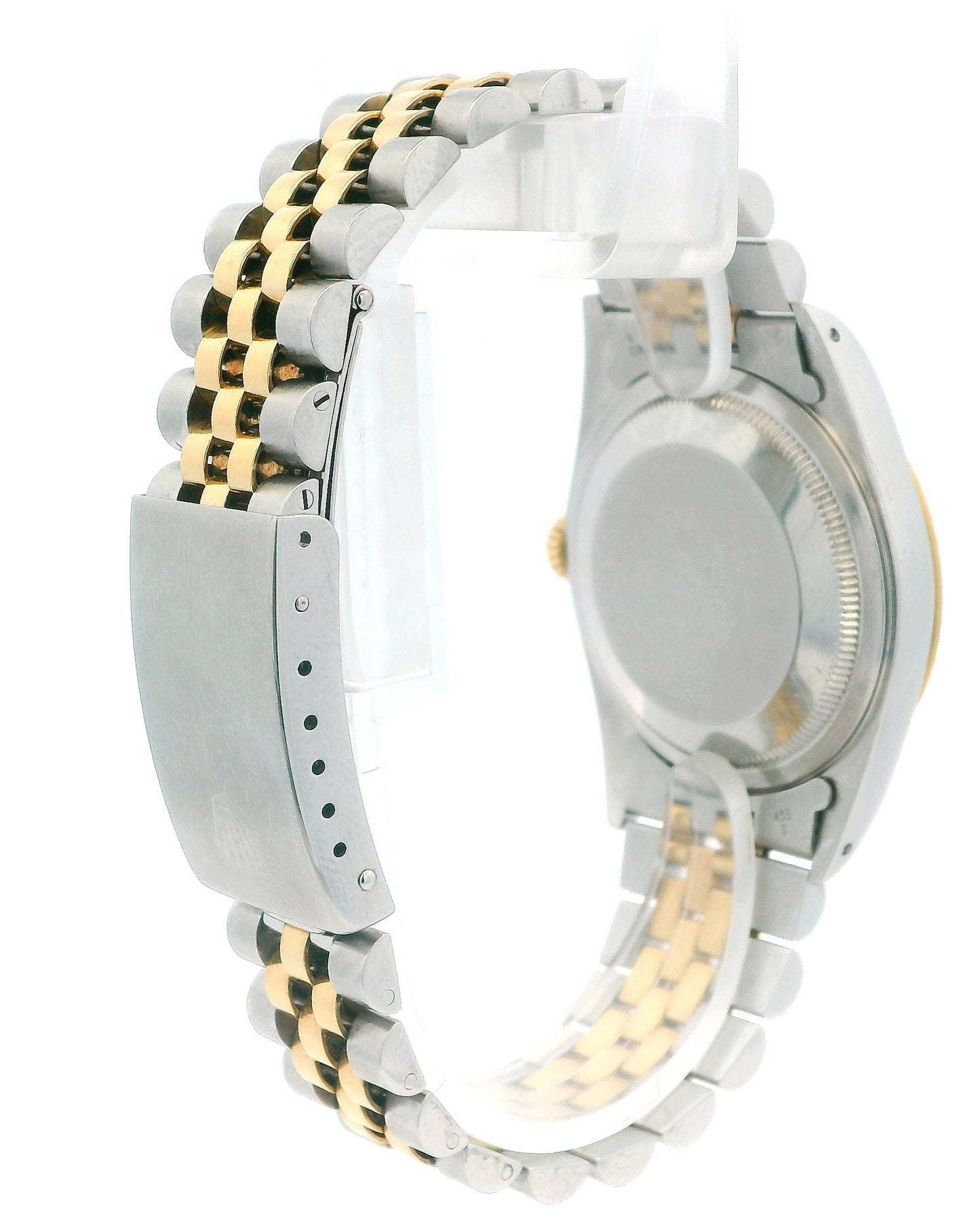 Rolex  Datejust 16233 Ivory Pyramid Dial Watch Full Set