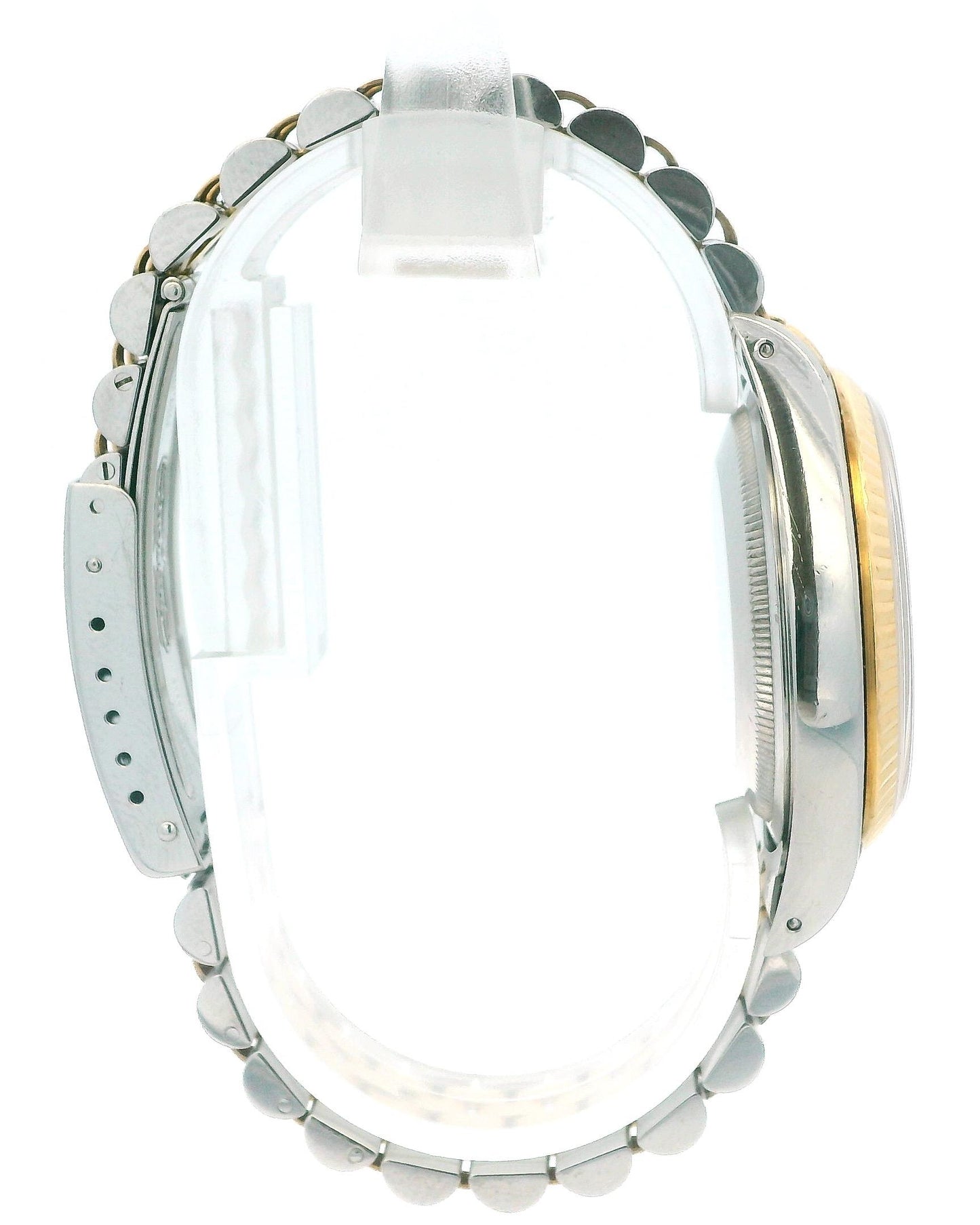 Rolex  Datejust 16233 Ivory Pyramid Dial Watch Full Set