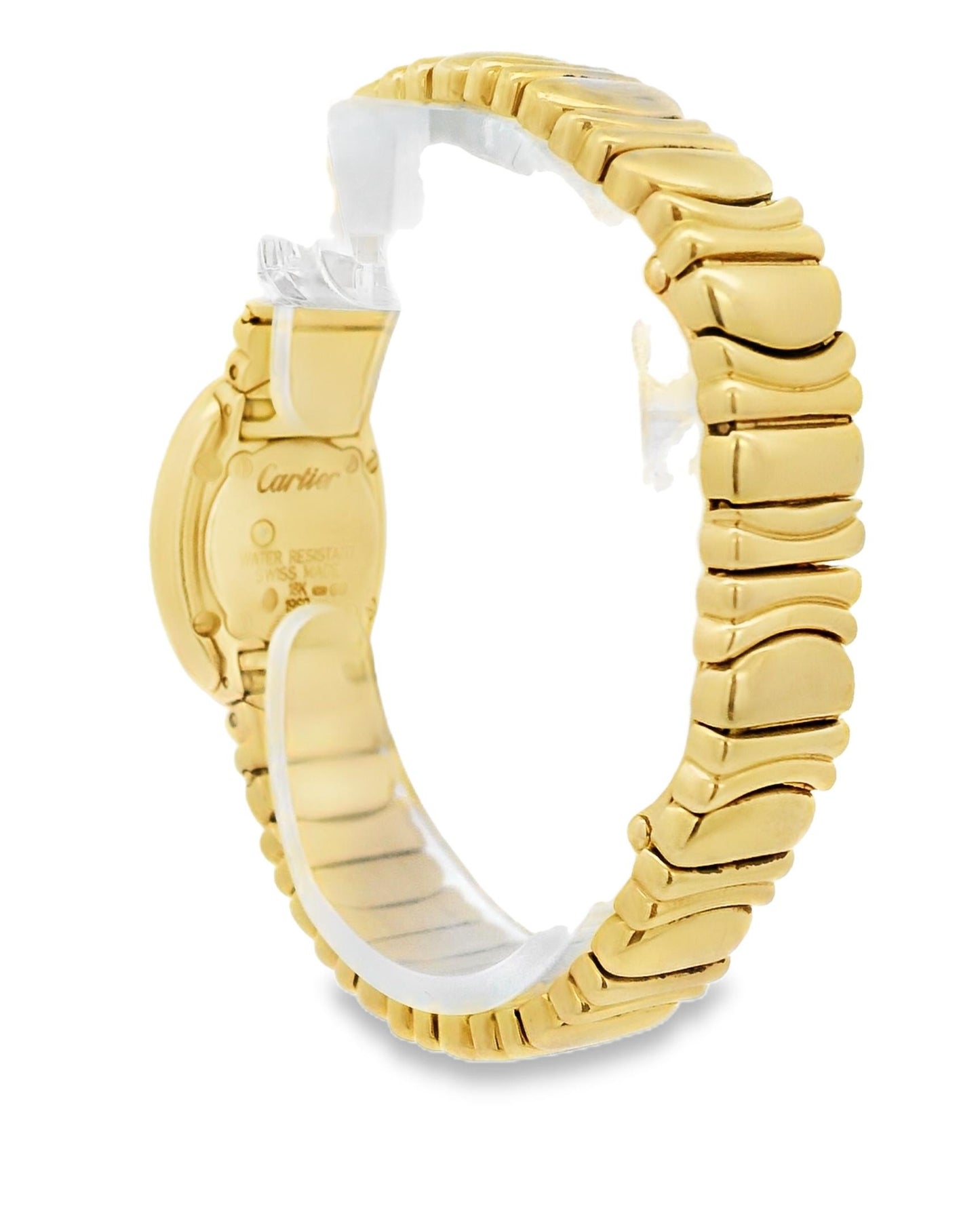 Cartier Baignoire Mini W15109D8 18k Yellow Gold Ladies Watch