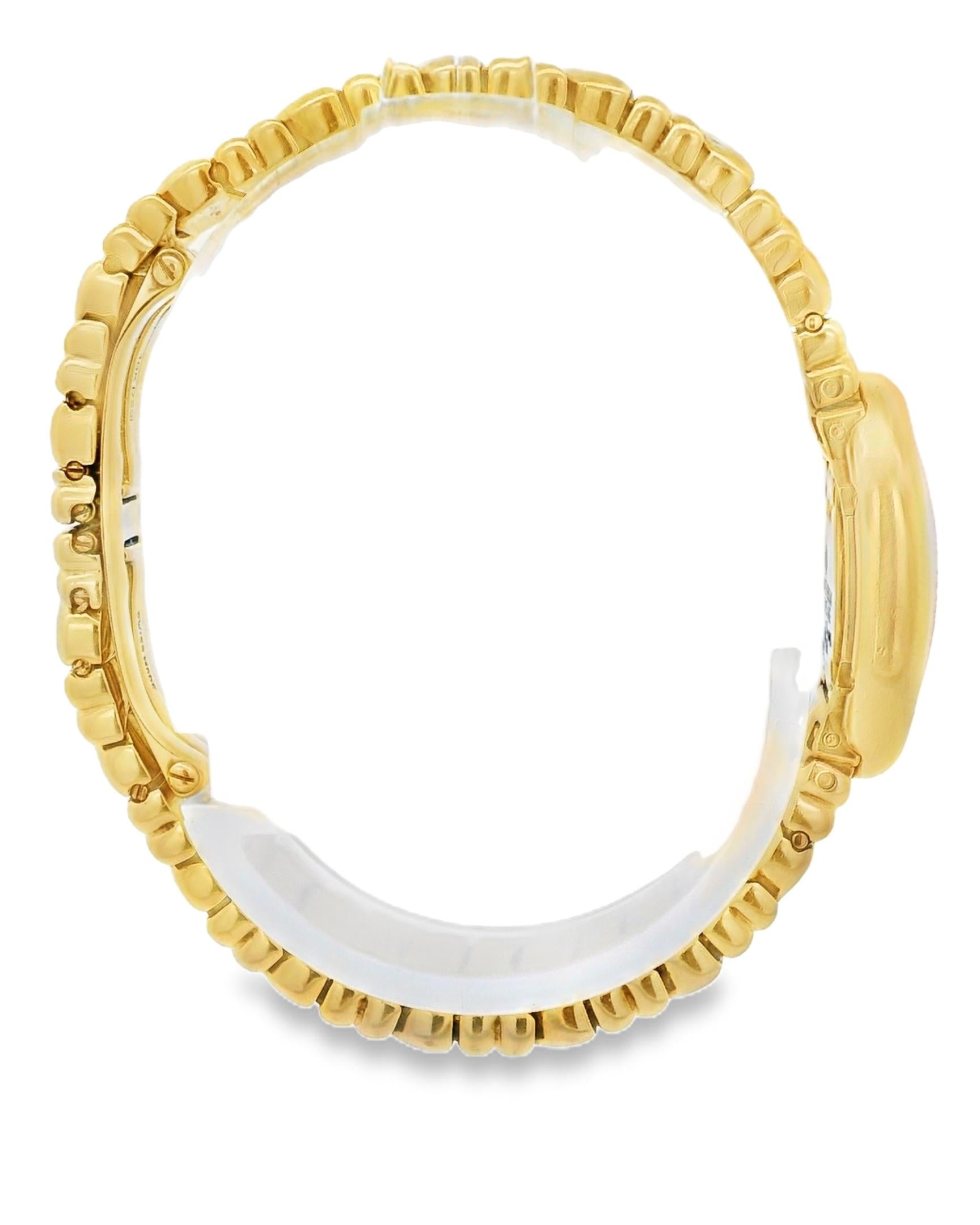 Cartier Baignoire Mini W15109D8 18k Yellow Gold Ladies Watch
