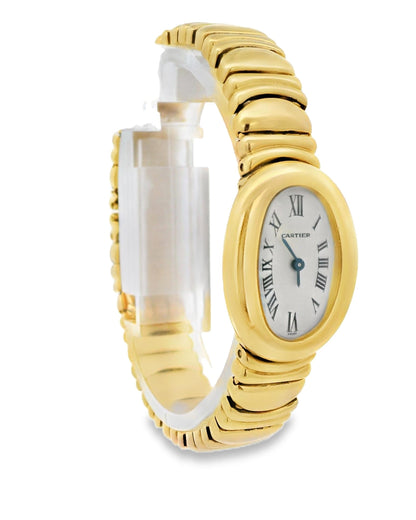Cartier Baignoire Mini W15109D8 18k Yellow Gold Ladies Watch