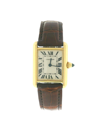 Cartier Tank Louis W1529856 18K Yellow Gold W/Receipt & Papers 2013