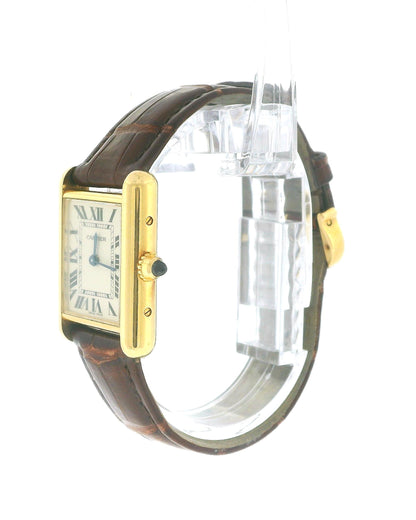 Cartier Tank Louis W1529856 18K Yellow Gold W/Receipt & Papers 2013