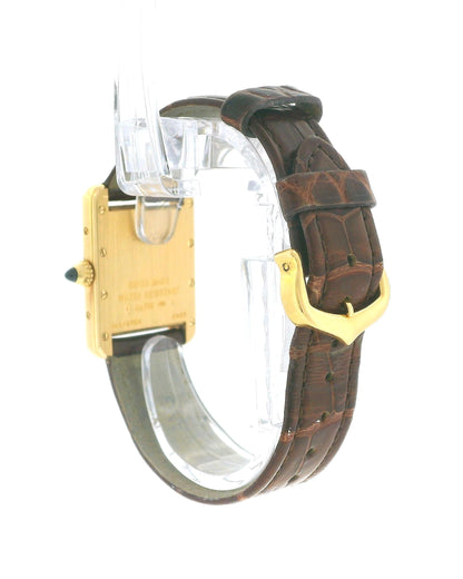 Cartier Tank Louis W1529856 18K Yellow Gold W/Receipt & Papers 2013