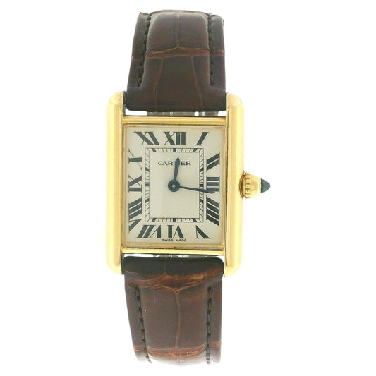 Cartier Tank Louis W1529856 18K Yellow Gold W/Receipt & Papers 2013