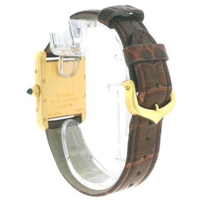 Cartier Tank Louis W1529856 18K Yellow Gold W/Receipt & Papers 2013