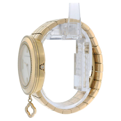 Van Cleef & Arpels 18k Rose Gold Floral Charm MOP Dial Box Papers