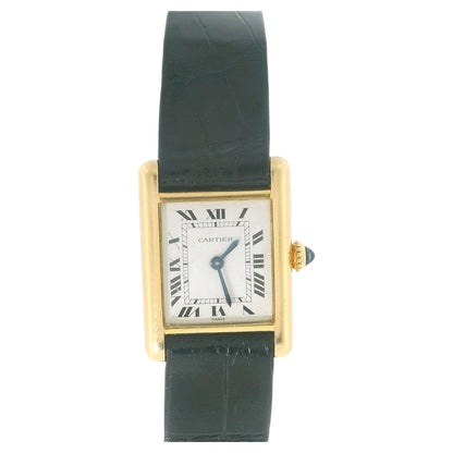 Cartier Tank Paris 78087 18K Yellow Gold Manual Watch
