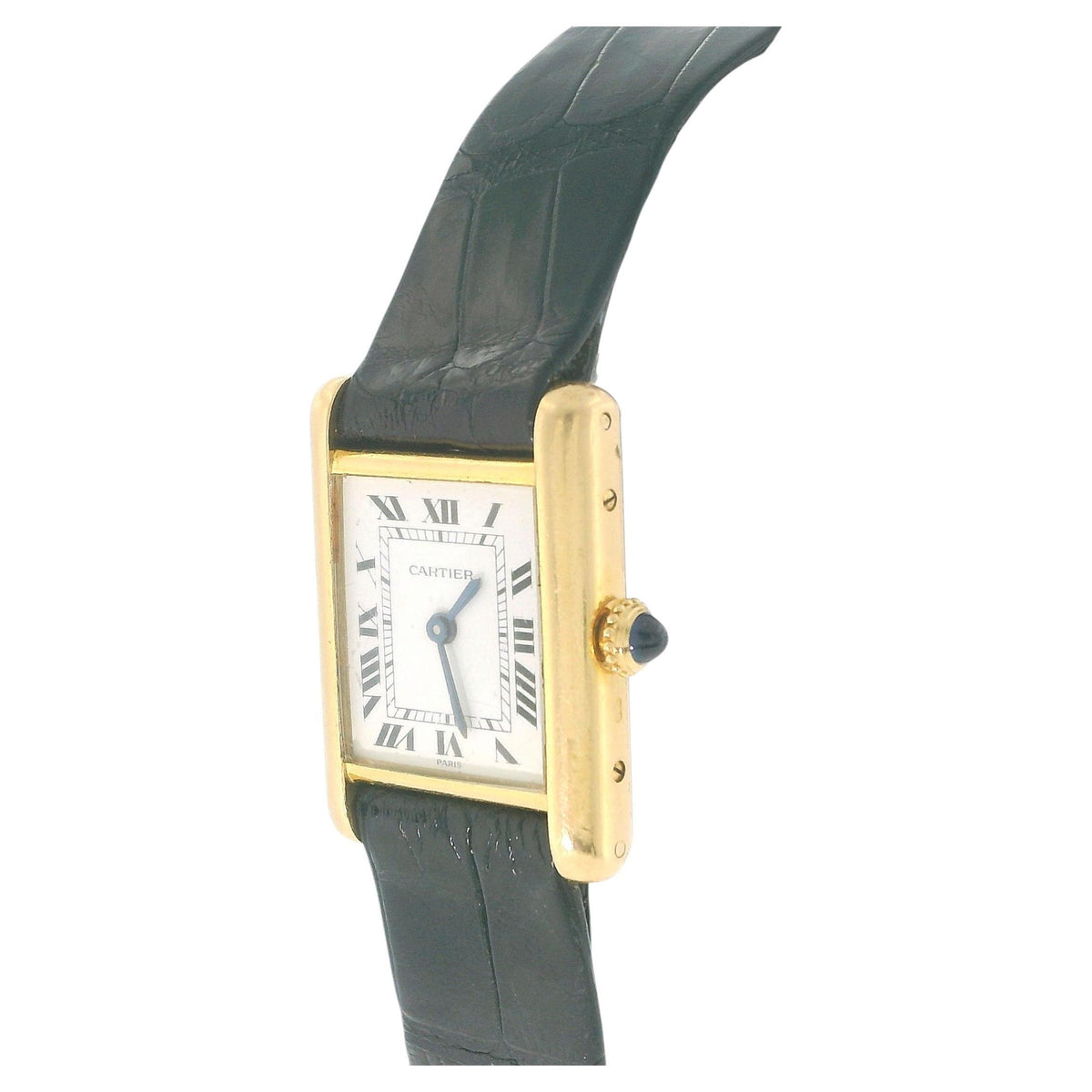 Cartier Tank Paris 78087 18K Yellow Gold Manual Watch