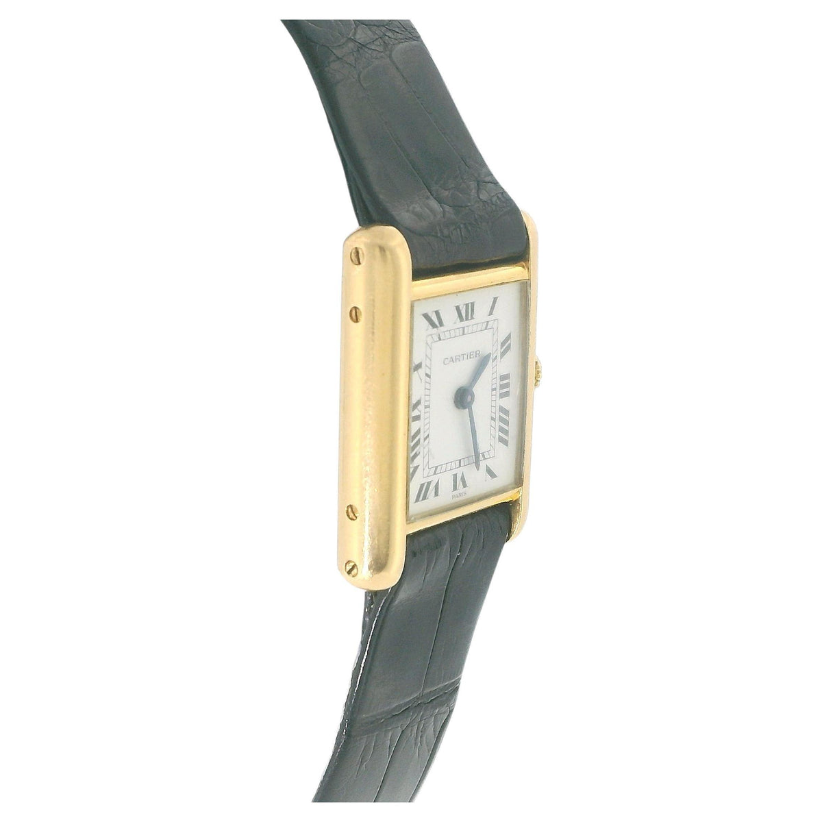 Cartier Tank Paris 78087 18K Yellow Gold Manual Watch
