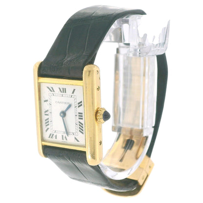 Cartier Tank Paris 78087 18K Yellow Gold Manual Watch