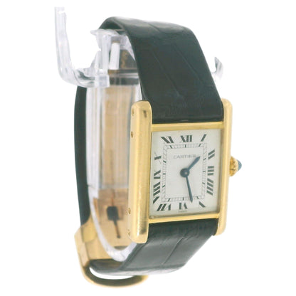 Cartier Tank Paris 78087 18K Yellow Gold Manual Watch