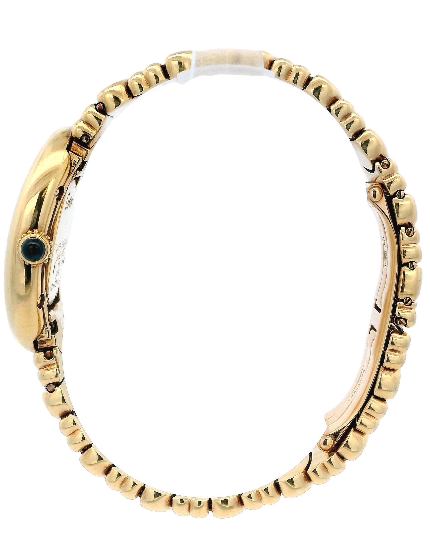 Cartier Baignoire 1954 18K Yellow Gold W/Box & Papers