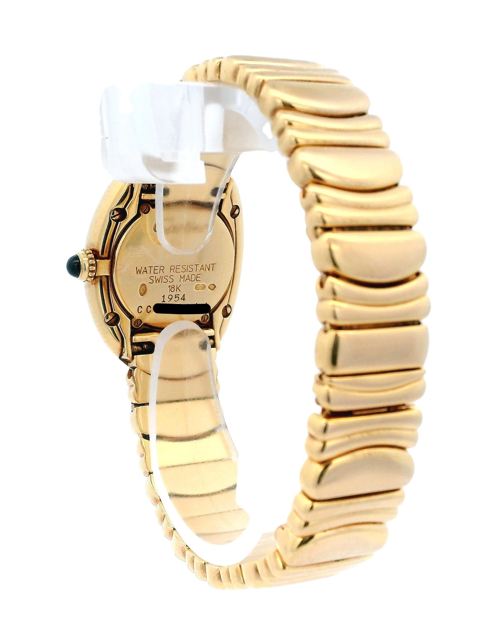 Cartier Baignoire 1954 18K Yellow Gold W/Box & Papers