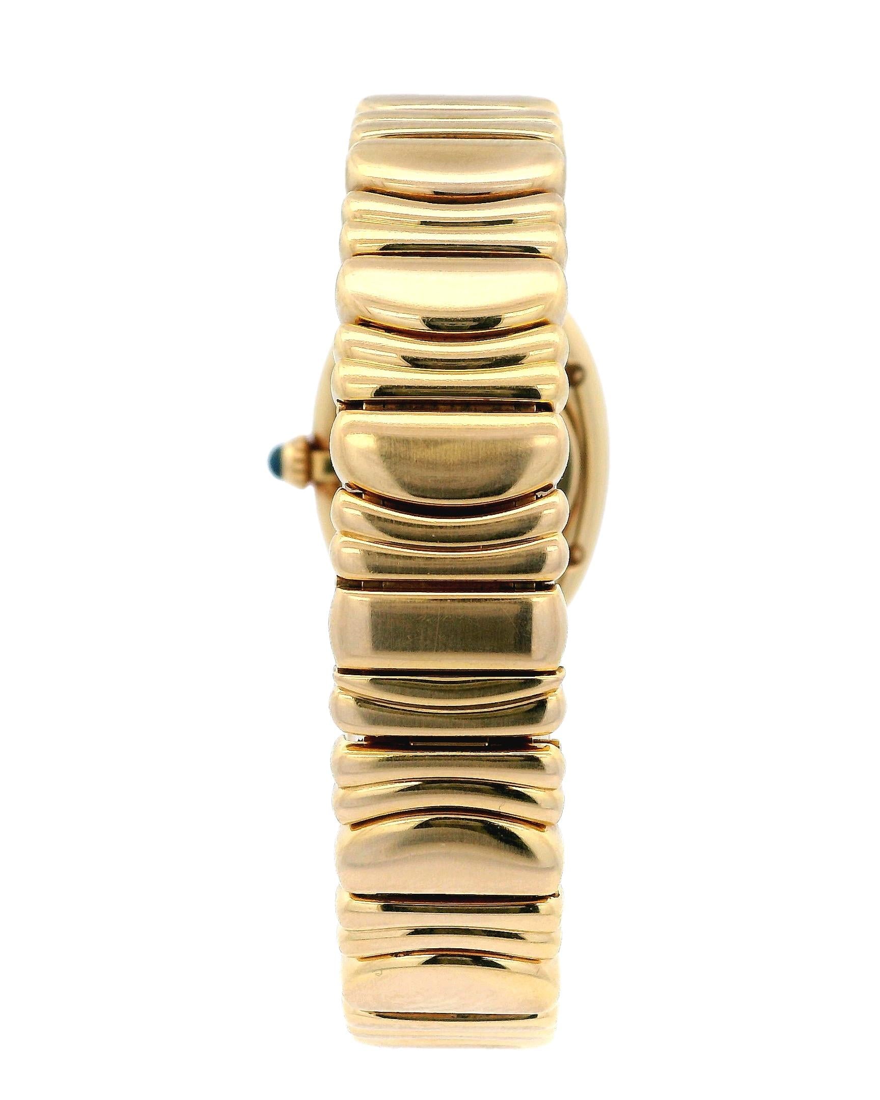 Cartier Baignoire 1954 18K Yellow Gold W/Box & Papers