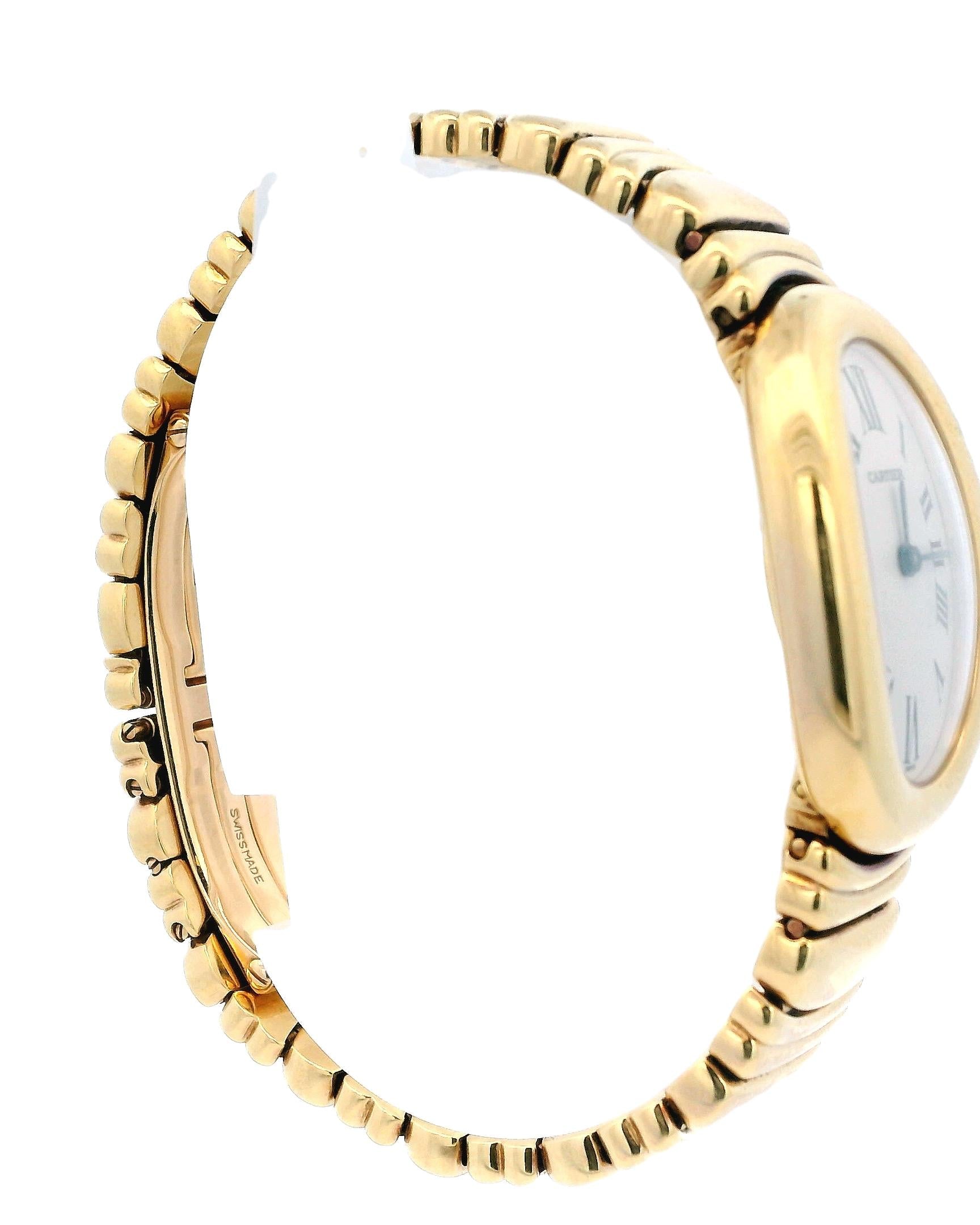 Cartier Baignoire 1954 18K Yellow Gold W/Box & Papers
