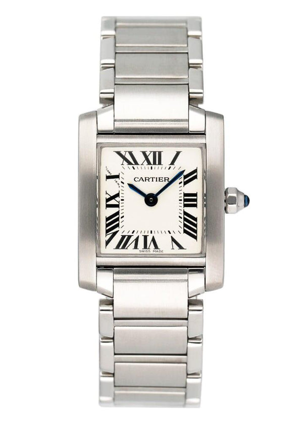 Cartier Tank Francaise W51008Q3 Stainless Steel Ladies Watch
