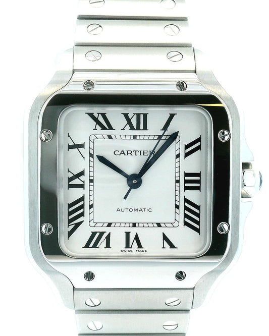 Cartier Santos De Cartier WSSA0029 Midsize Full Set(Pre-Owned).