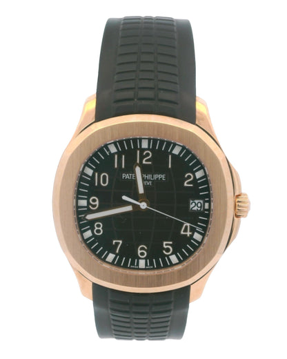 Patek Philippe Aquanaut 5167/1R Chocolate Dial 18K Rose Gold Box & Papers