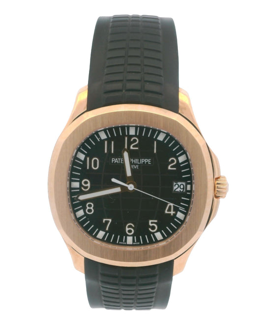 Patek Philippe Aquanaut 5167/1R Chocolate Dial 18K Rose Gold Box & Papers
