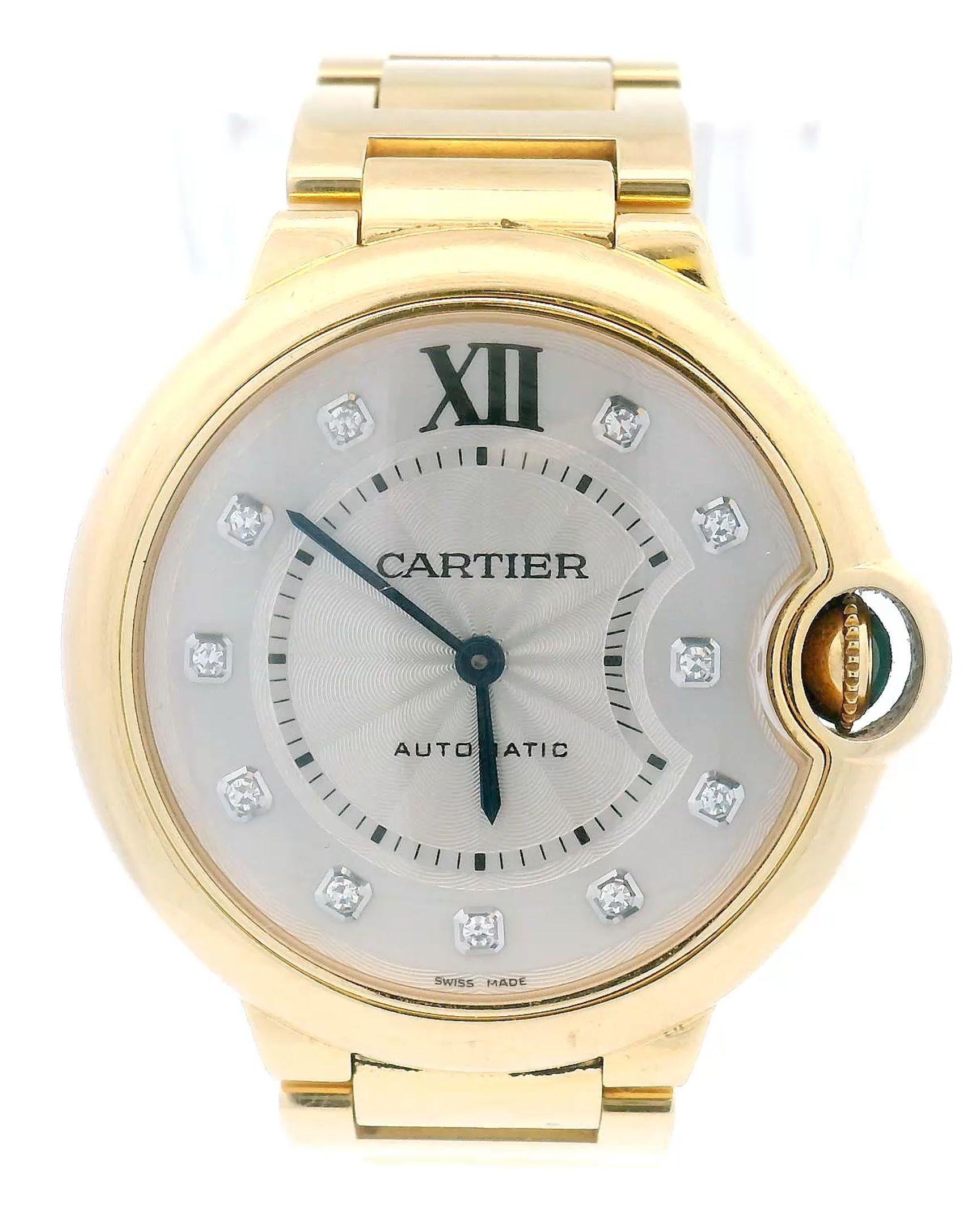 Cartier Ballon Bleu WE902027 18K Yellow Gold Watch(Pre-Owned)