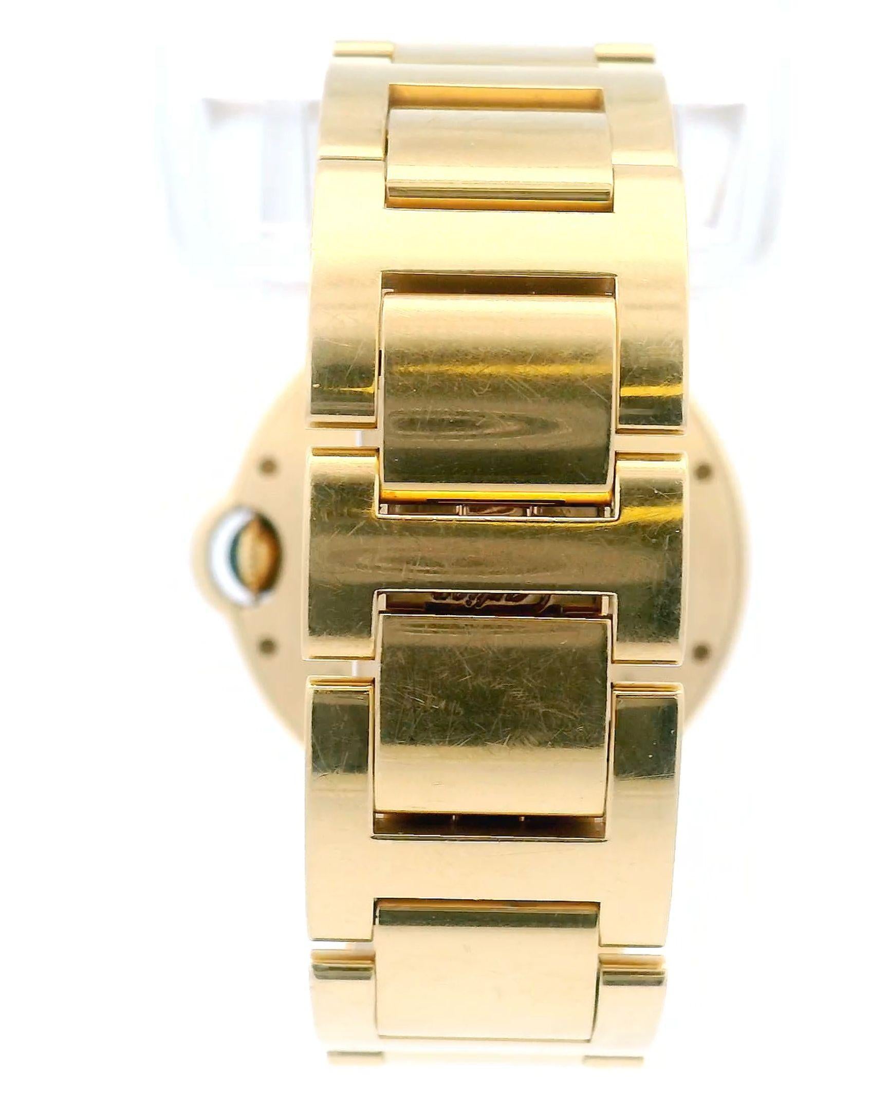 Cartier Ballon Bleu WE902027 18K Yellow Gold Watch(Pre-Owned)